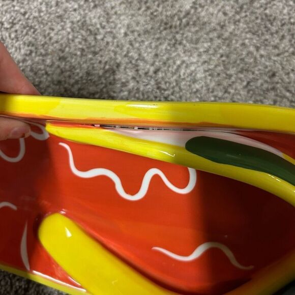 Dennis East Flip Flop Chip & Dip Serving Board Tray - Picture 5 of 7